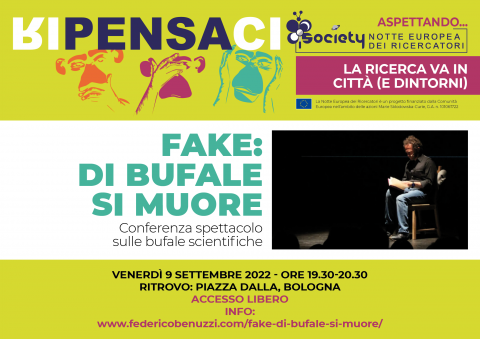 locandina pre evento Fake: di bufale si muore