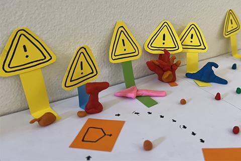 Immagine di simulazione del gioco inSIGHT