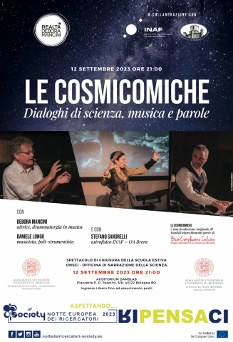 Locandina Cosmicomiche 12/09/2023