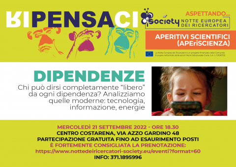Aperitivo scientifico dipendenze