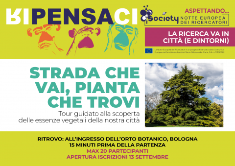locandina sito web tour Orto botanico