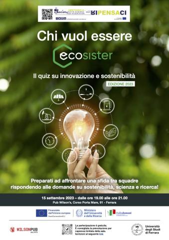 Locandina evento "Chi vuol essere Ecosister?"