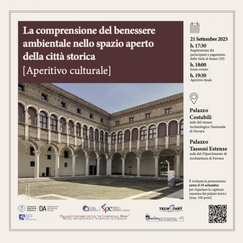 Locandina "il patrimonio culturale ferrarese"