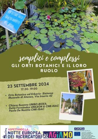 Orto botanico tour NdR