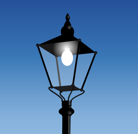 A street lamp