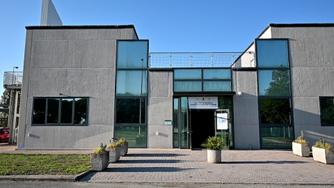 Esterno dell'edificio del Centro di ricerc ambiente energia e mare